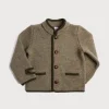 Coats & Jackets | Coats & Jackets | Pepa London Austrian Single Breasted Contrast Trim Jacket in Brown (18mths-10yrs)