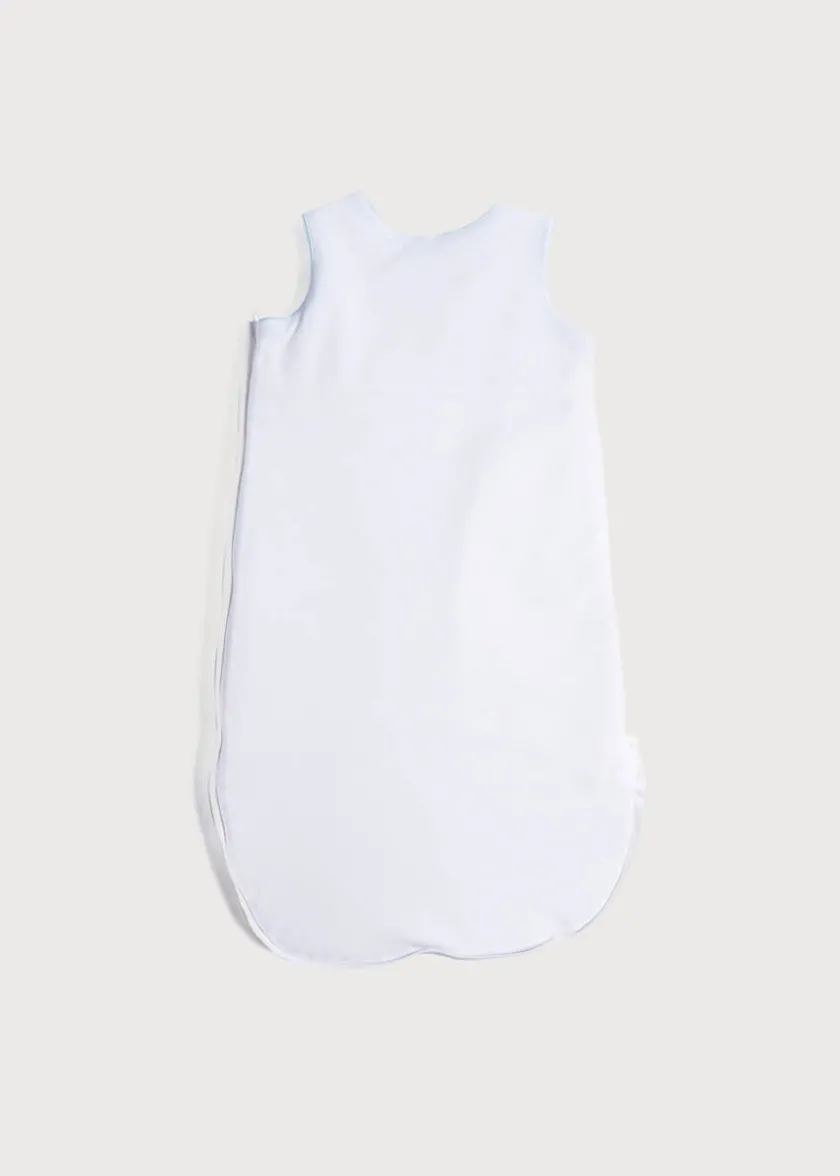 Nightwear | Nightwear | Pepa London Blue Hand Smocked Sleeping Bag (3-18mths)