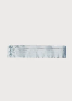 Belts & Braces | Pepa London Blue Silk Pageboy Cummerbund