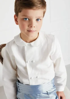 Shorts & Trousers | Shorts & Trousers | Pepa London Blue Silk Pageboy Knickerbockers (12mths-10yrs)