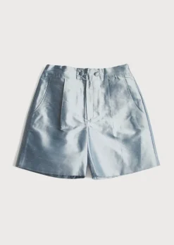 Shorts & Trousers | Shorts & Trousers | Pepa London Boys Celebration Shorts Blue silk (4-10yrs)