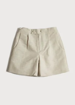 Shorts & Trousers | Shorts & Trousers | Pepa London Boys Celebration Shorts Beige (4-10yrs)