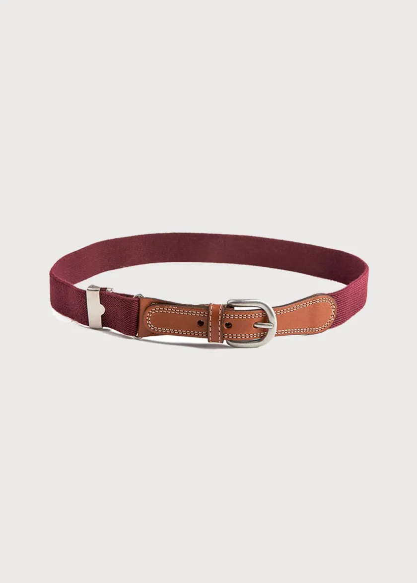 Belts & Braces | Pepa London Burgundy Belt