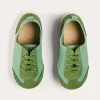 Plimsolls | Plimsolls | Pepa London Canvas Lace Up Plimsols in Green (23-35EU)