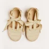 Sandals | Sandals | Pepa London Canvas Tie Detail Espadrilles in Beige (24-34EU)