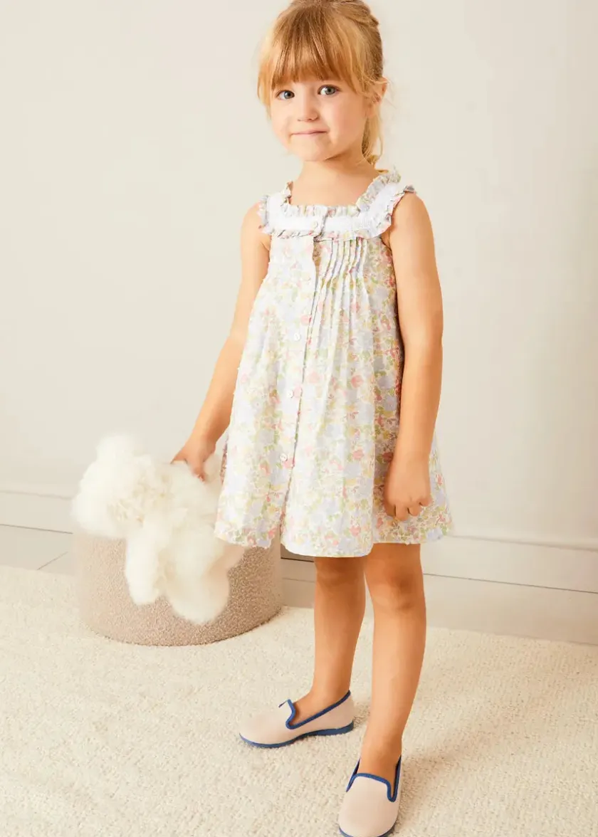 Lookbooks | Pepa London Clara Floral Frill Trim Night Dress in Green (18mths-10yrs) | Clara Floral Bow Detail Dressing Gown in Green (18mths-10yrs) | Linen Slippers With Contrast Piping in Cream (24-35EU) | Flower Fairies of the Summer Book in White | White Teddy Bear (100% Alpaca Fur)