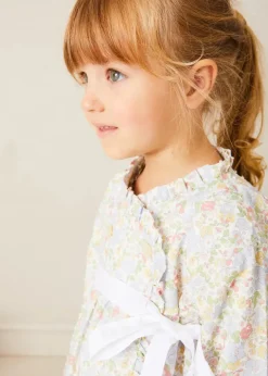 Lookbooks | Pepa London Clara Floral Frill Trim Night Dress in Green (18mths-10yrs) | Clara Floral Bow Detail Dressing Gown in Green (18mths-10yrs) | Linen Slippers With Contrast Piping in Cream (24-35EU) | Flower Fairies of the Summer Book in White | White Teddy Bear (100% Alpaca Fur)