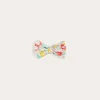 Hair Accessories | Hair Accessories | Pepa London Clementine Floral Small Bow Hair Clip in Coral