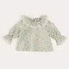 Blouses | Pepa London Cordelia Floral Long Sleeve Blouse in Pink Made with Liberty Fabric (1-12m)