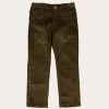 Shorts & Trousers | Pepa London Corduroy Five Pocket Trousers in Green (4-10yrs)