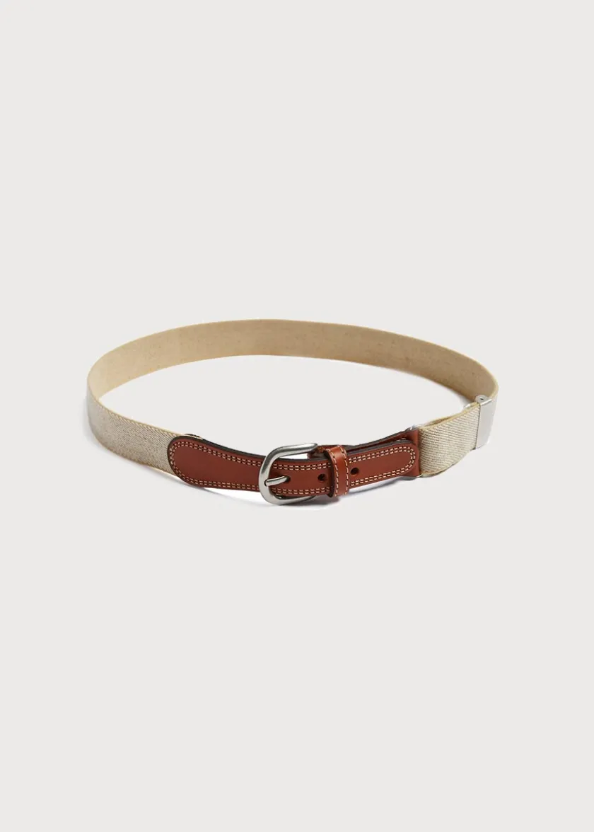 Belts & Braces | Pepa London Cream Boy's Belt
