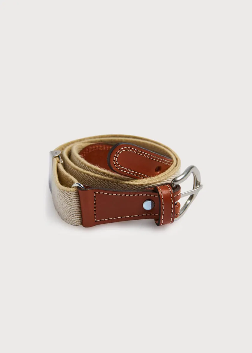 Belts & Braces | Pepa London Cream Boy's Belt