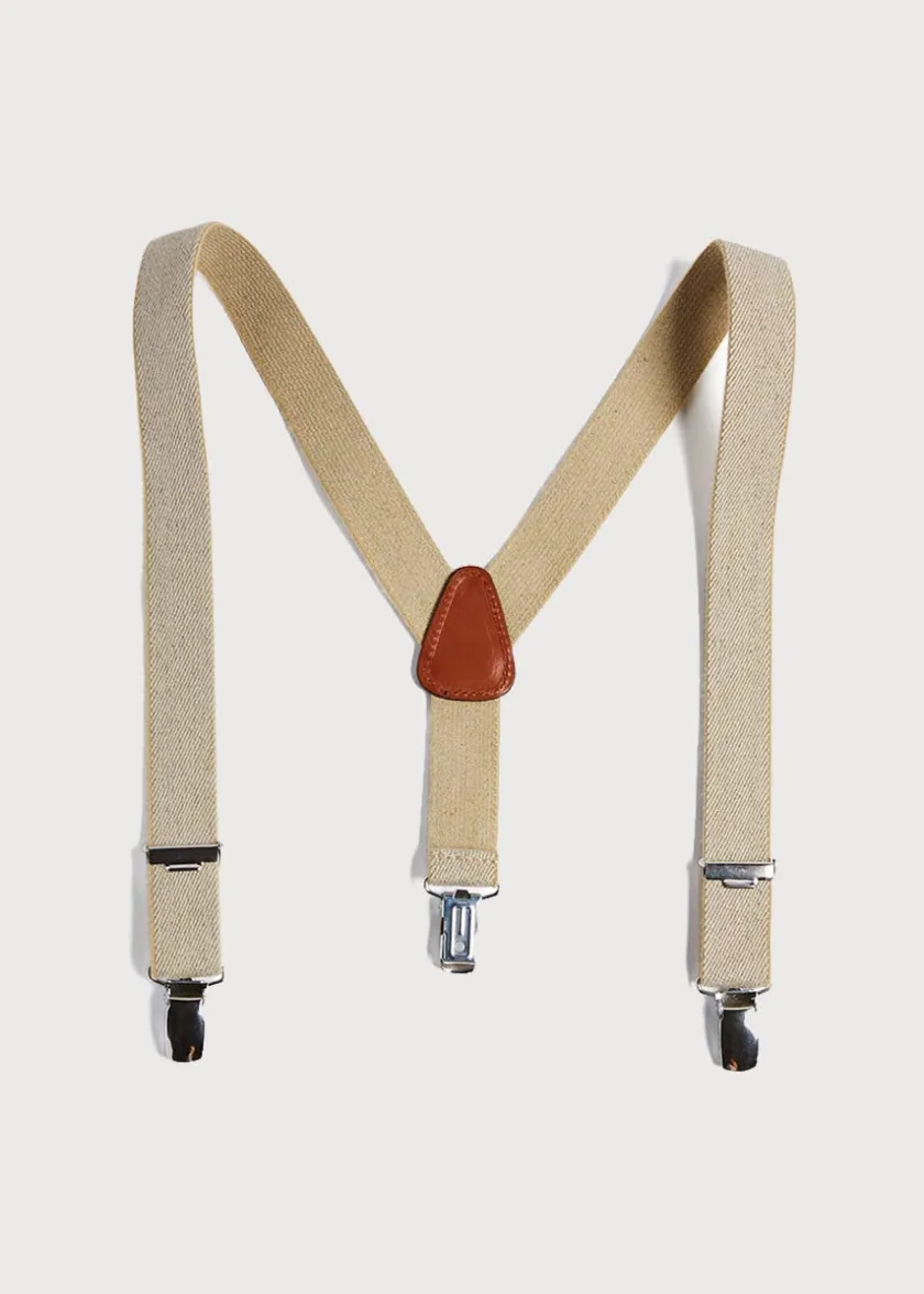Belts & Braces | Pepa London Cream Braces