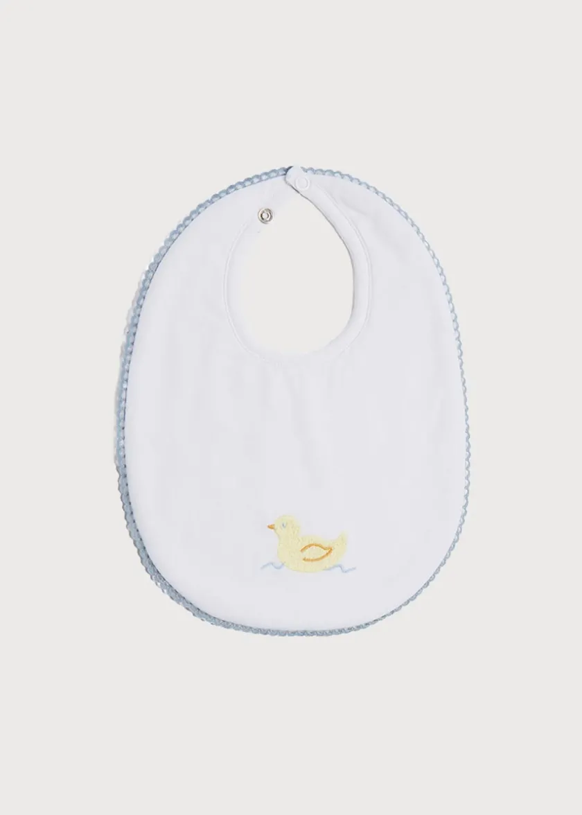 Bibs | Bibs | Pepa London Duck Embroidered Cotton Bib