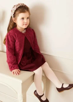 Socks & Tights | Socks & Tights | Pepa London Dusky Pink Ribbed Tights (0mths-10yrs)