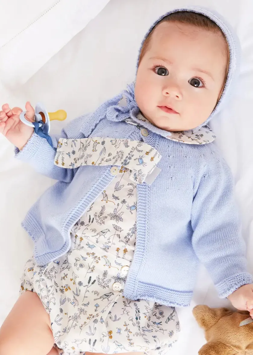 Dummies & Teethers | Dummies & Teethers | Pepa London Ellis Dummy Clip in Blue Made with Liberty Fabric