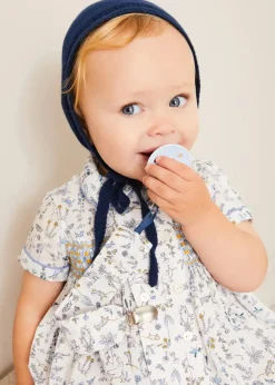 Dummies & Teethers | Dummies & Teethers | Pepa London Ellis Dummy Clip in Blue Made with Liberty Fabric