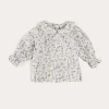 Blouses | Pepa London Ellis Floral Long Sleeve Blouse in Blue Made with Liberty Fabric (1-12m)