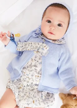 Blouses | Pepa London Ellis Floral Long Sleeve Blouse in Blue Made with Liberty Fabric (1-12m)