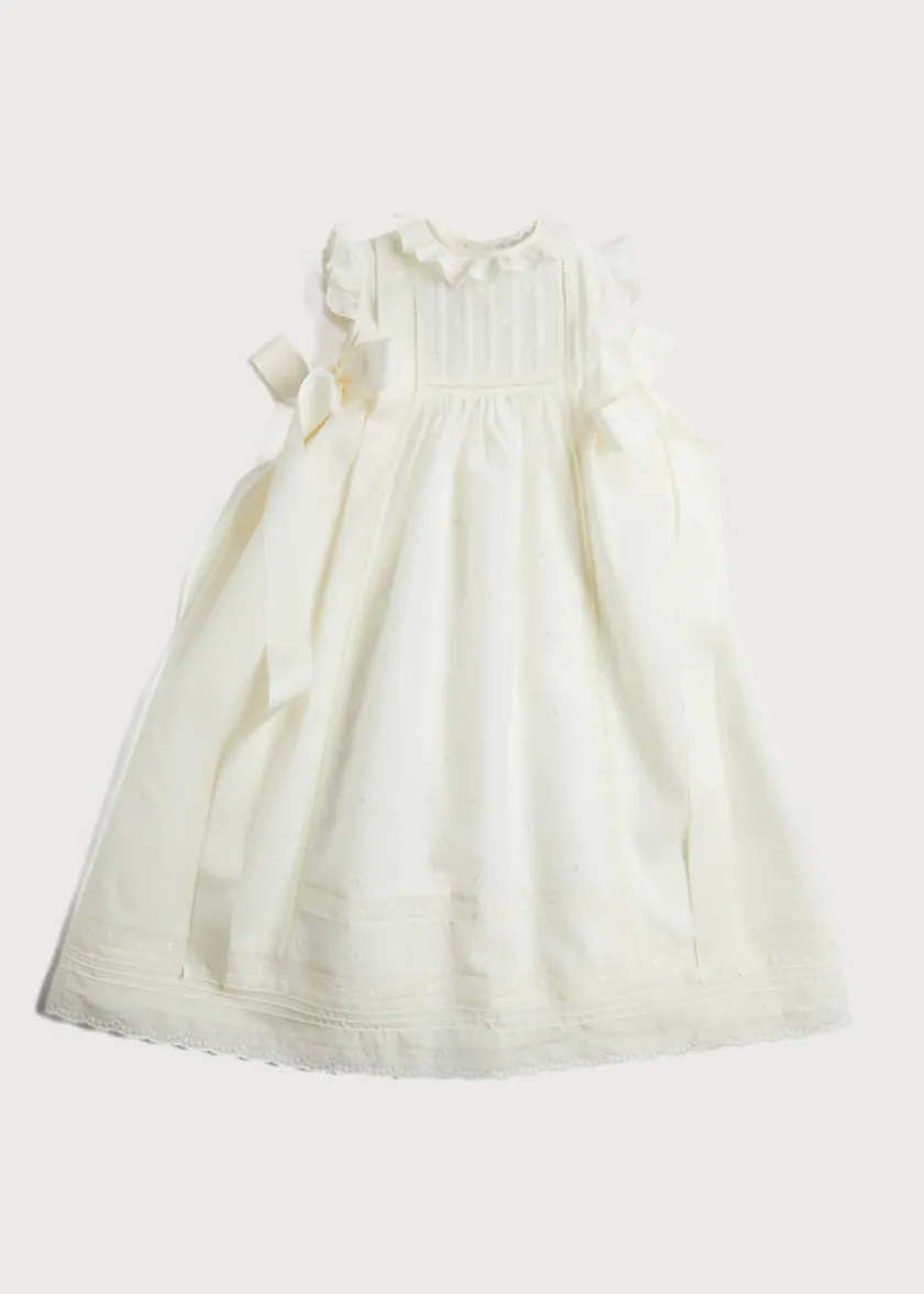 Dresses | Dresses | Pepa London Embroidered Lace Trim Gown in Ivory (3-18mths)