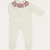 Knitwear & Cardigans | Two-piece Sets | Pepa London Fair Isle Knitted 2 Piece Set In Grey (1-9mths)