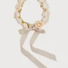 Hair Accessories | Hats | Pepa London Faux Flower Pearl Detail Crown With Ivory Flower