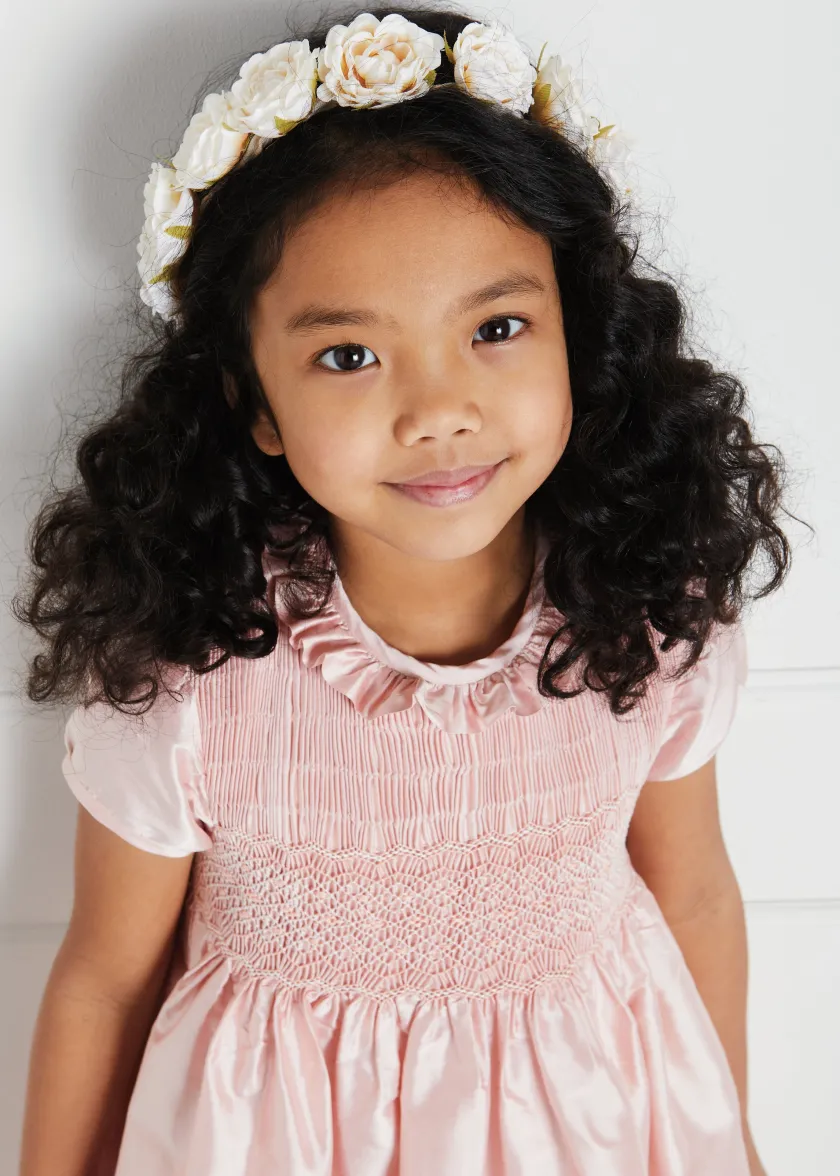 Hair Accessories | Hats | Pepa London Faux Flower Pearl Detail Crown With Ivory Flower