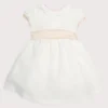 Dresses | Dresses | Pepa London Flower Girl Ivory Dress with Pink Silk Sash (6mths-10yrs)