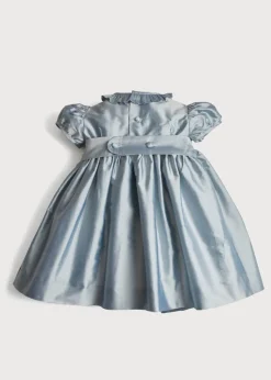 Dresses | Dresses | Pepa London Girls Silk Hand Smocked Celebration Dress in Blue (6mths-10yrs)