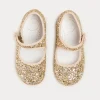 Mary Jane Shoes | Mary Janes | Pepa London Glittery Mary Jane Shoes in Gold (24-34EU)