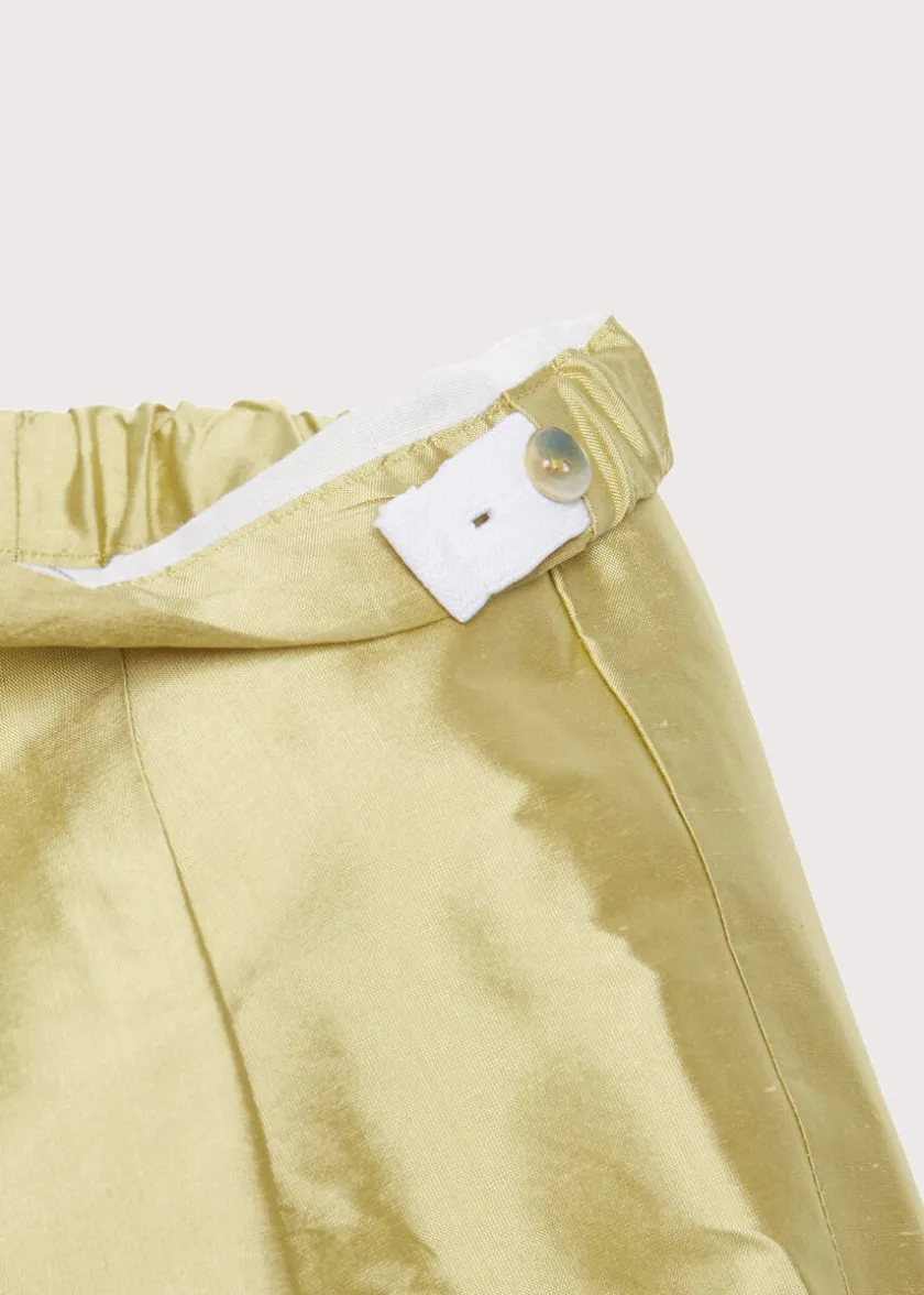 Shorts & Trousers | Shorts & Trousers | Pepa London Green Silk Pageboy Knickerbockers (12mths-10yrs)