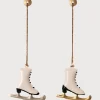 Toys & Books | Toys & Books | Pepa London Hand Painted Ice Skates Christmas Ornament (Set Of 2) in White
