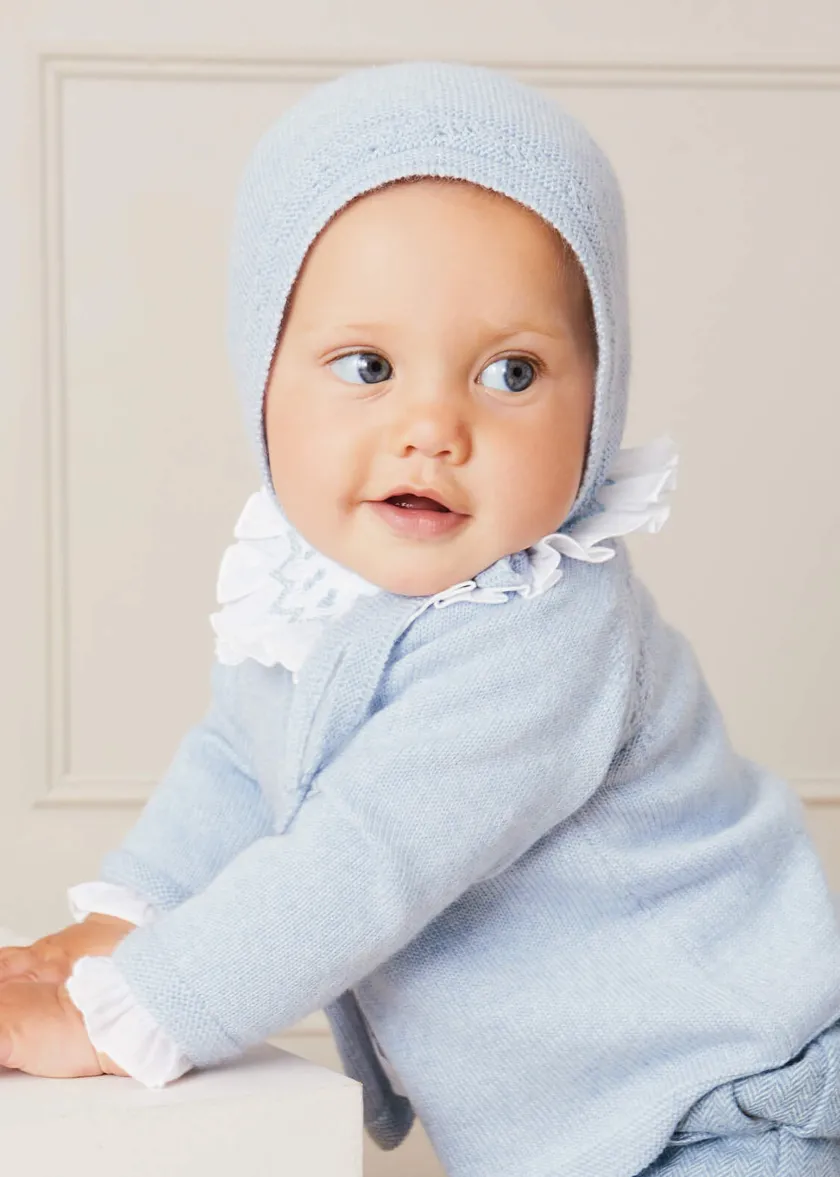 Tops & Bodysuits | Blouses | Pepa London Hand Smocked Collar Long Sleeve Blouse in White (0-12mths)