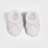 Knitted Booties | Bonnets & Booties | Pepa London Knitted Booties in White