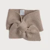 Knitwear & Cardigans | Knitted Accessories | Pepa London Knitted Merino Wool Winter Scarf in Oatmeal (S-L)