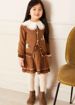 Tops & Blouses | Tops & Bodysuits | Pepa London Lace Trim Petal Collar Top in Cream (3-10yrs)