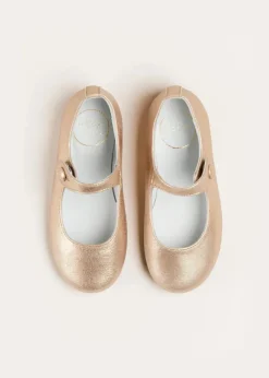 Mary Jane Shoes | Mary Jane Shoes | Pepa London Leather Mary Jane Shoes in Gold (24-34EU)