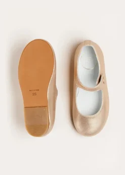 Mary Jane Shoes | Mary Jane Shoes | Pepa London Leather Mary Jane Shoes in Gold (24-34EU)