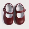 Mary Jane Shoes | Mary Janes | Pepa London Mary Jane Baby Shoes in Burgundy (20-24EU)