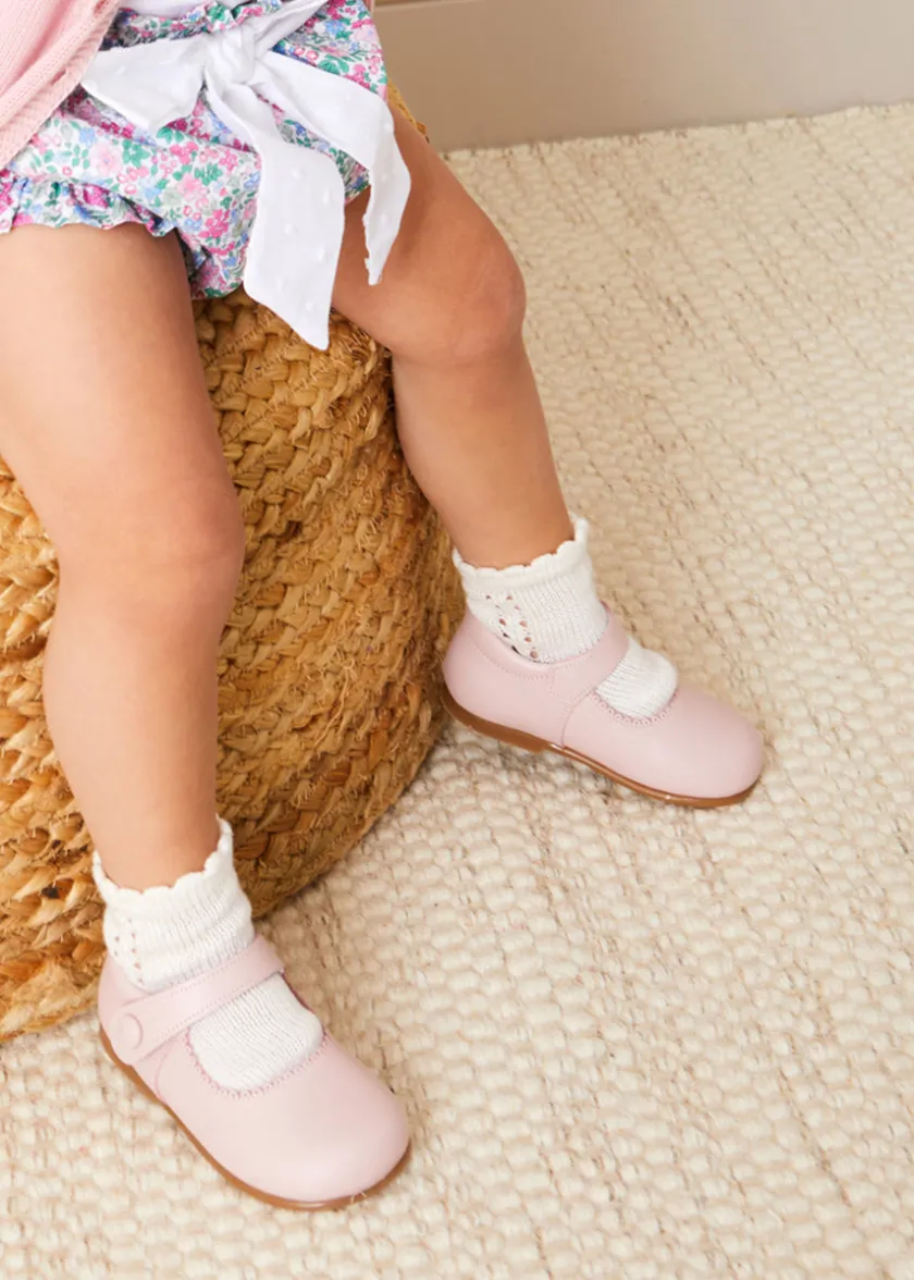 Mary Jane Shoes | Mary Janes | Pepa London Mary Jane Baby Shoes in Pink (20-26EU)