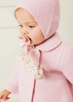 Bonnets & Booties | Knitwear & Cardigans | Pepa London Merino Wool Pom Pom Hat In Pink (S-L)