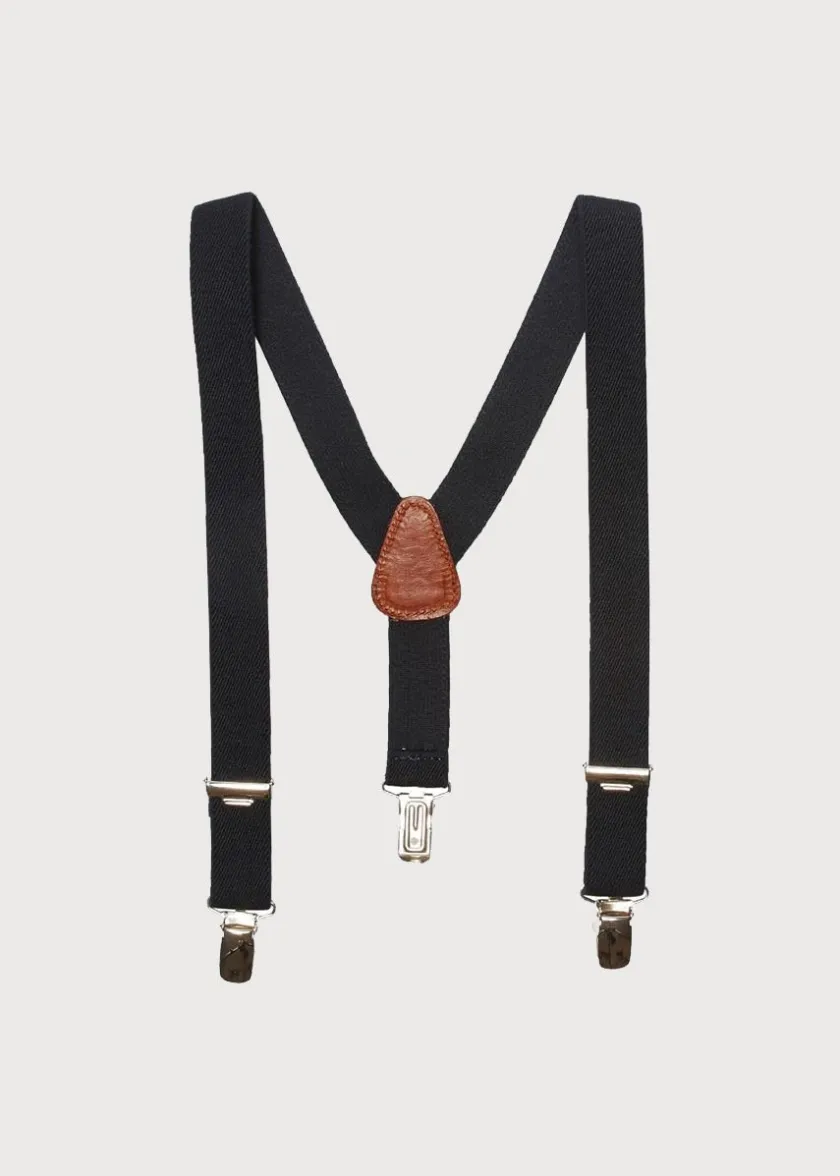 Belts & Braces | Pepa London Navy Braces