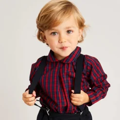 Belts & Braces | Pepa London Navy Braces