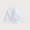 Bonnets & Booties | Gifting | Pepa London Newborn Bonnet with Rocking Horse Embroidery Beige (0-3mths)