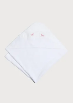 Gifting | Towels, Blankets & Sleeping Bags | Pepa London Newborn Towel with Rocking Horse Embroidery In Pink