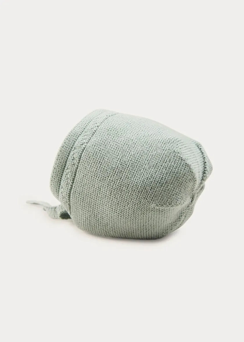 Bonnets & Booties | Bonnets & Booties | Pepa London Openwork Bonnet In Green (S-L)