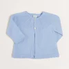 Knitwear & Cardigans | Pepa London Openwork Detail Baby Cardigan in Blue (1-12mths)
