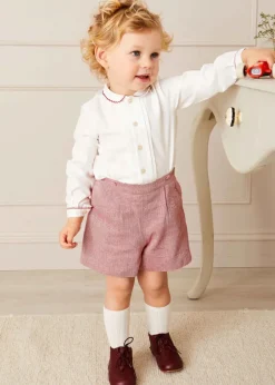 Boots | Boots | Pepa London Oxford Baby Booties in Burgundy (20-26EU)