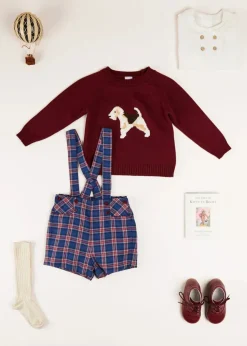Boots | Boots | Pepa London Oxford Baby Booties in Burgundy (20-26EU)