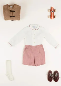 Boots | Boots | Pepa London Oxford Baby Booties in Burgundy (20-26EU)